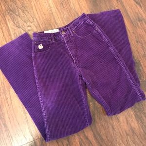 *VINTAGE* Gloria Vanderbilt Purple Corduroys